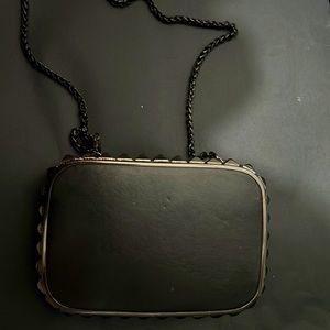 Cute small clutch leather.